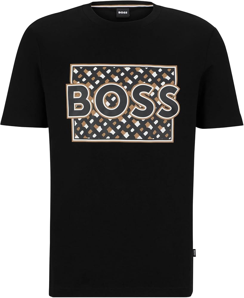 Hugo Boss Regular Fit Tshirt With Logo Print