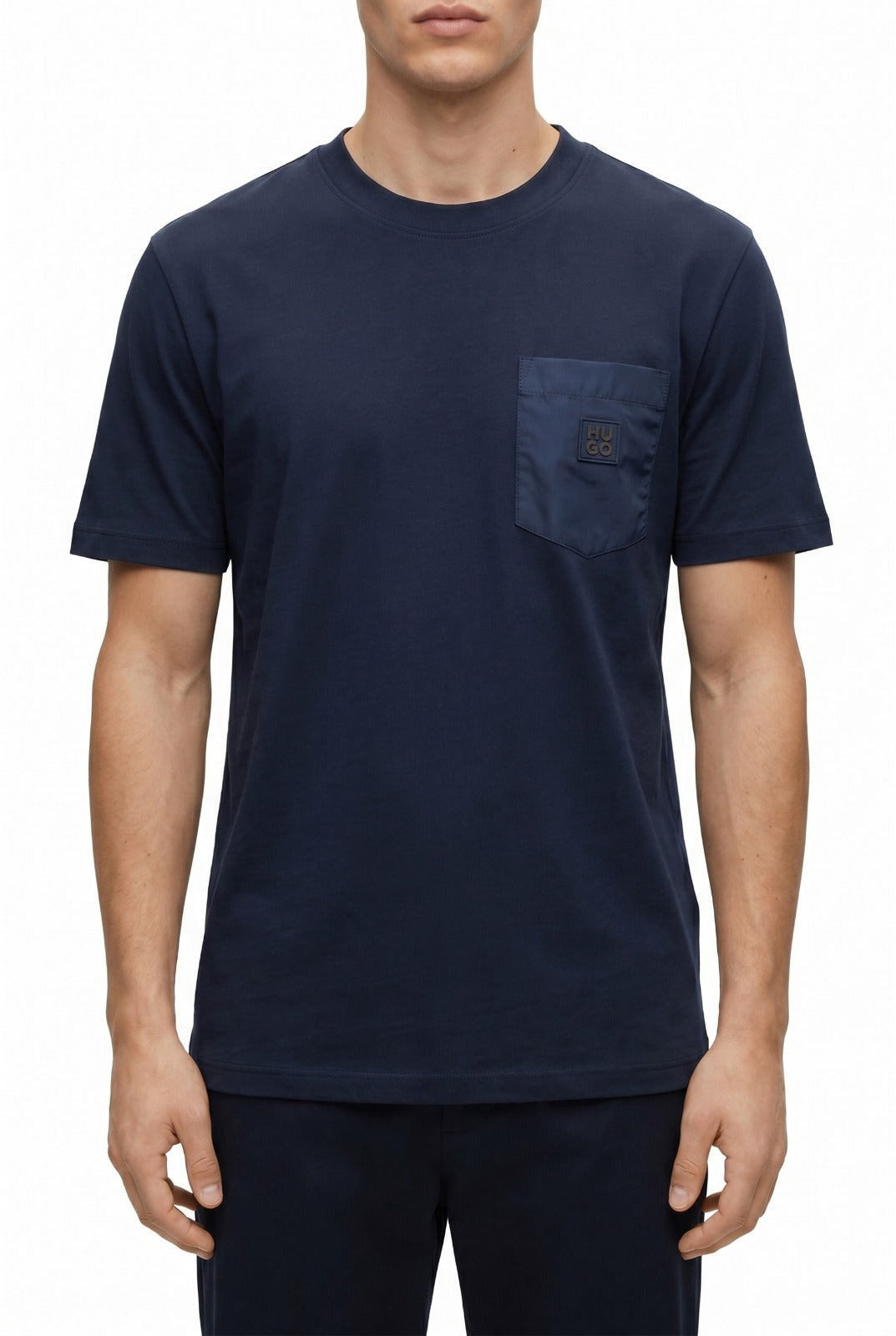 Hugo Boss Regular Fit With Metal Logo Pocket Tshirt