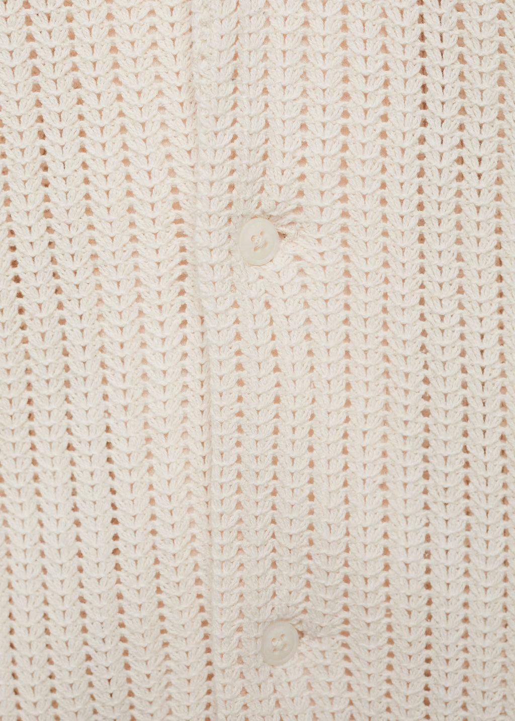 Mango Regular Openwork Cotton Shirt