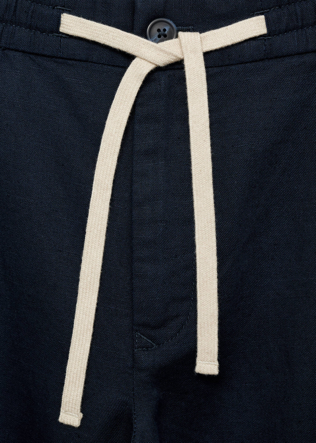 Mango Slim-Fit Trousers With Drawstring