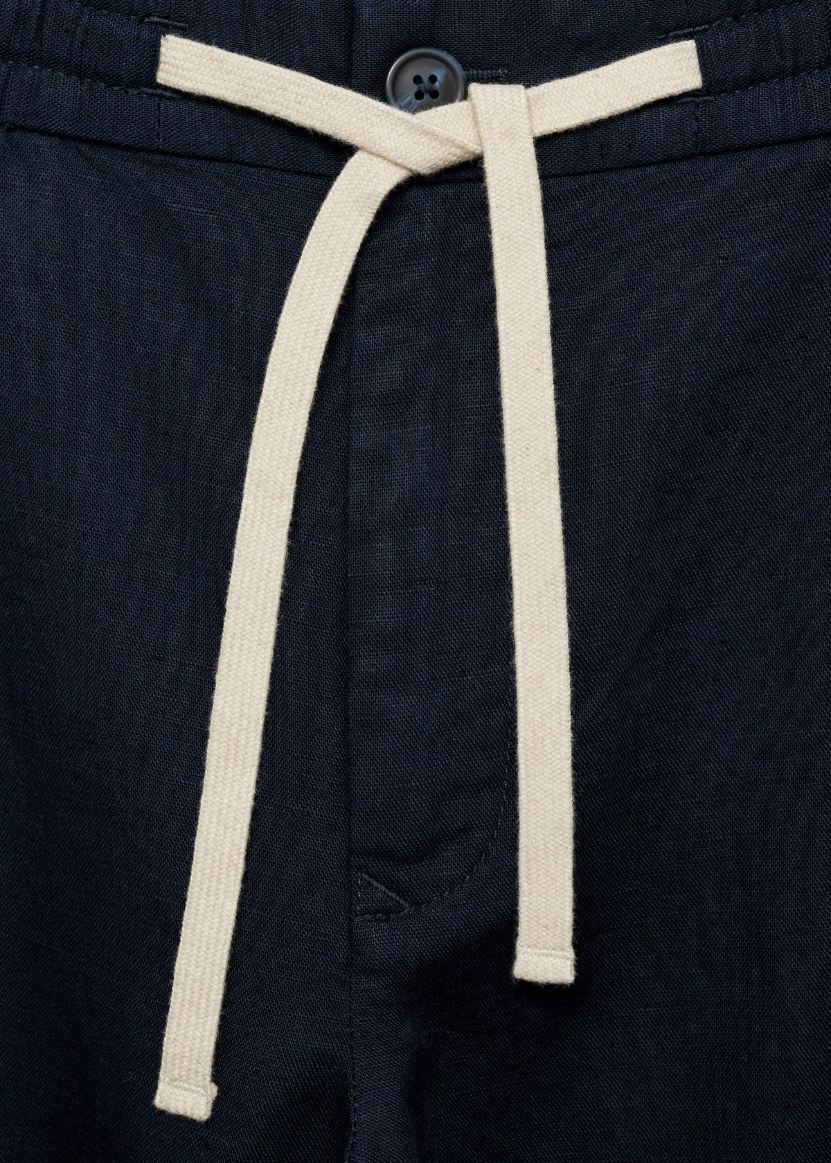 Mango Slim-Fit Trousers With Drawstring