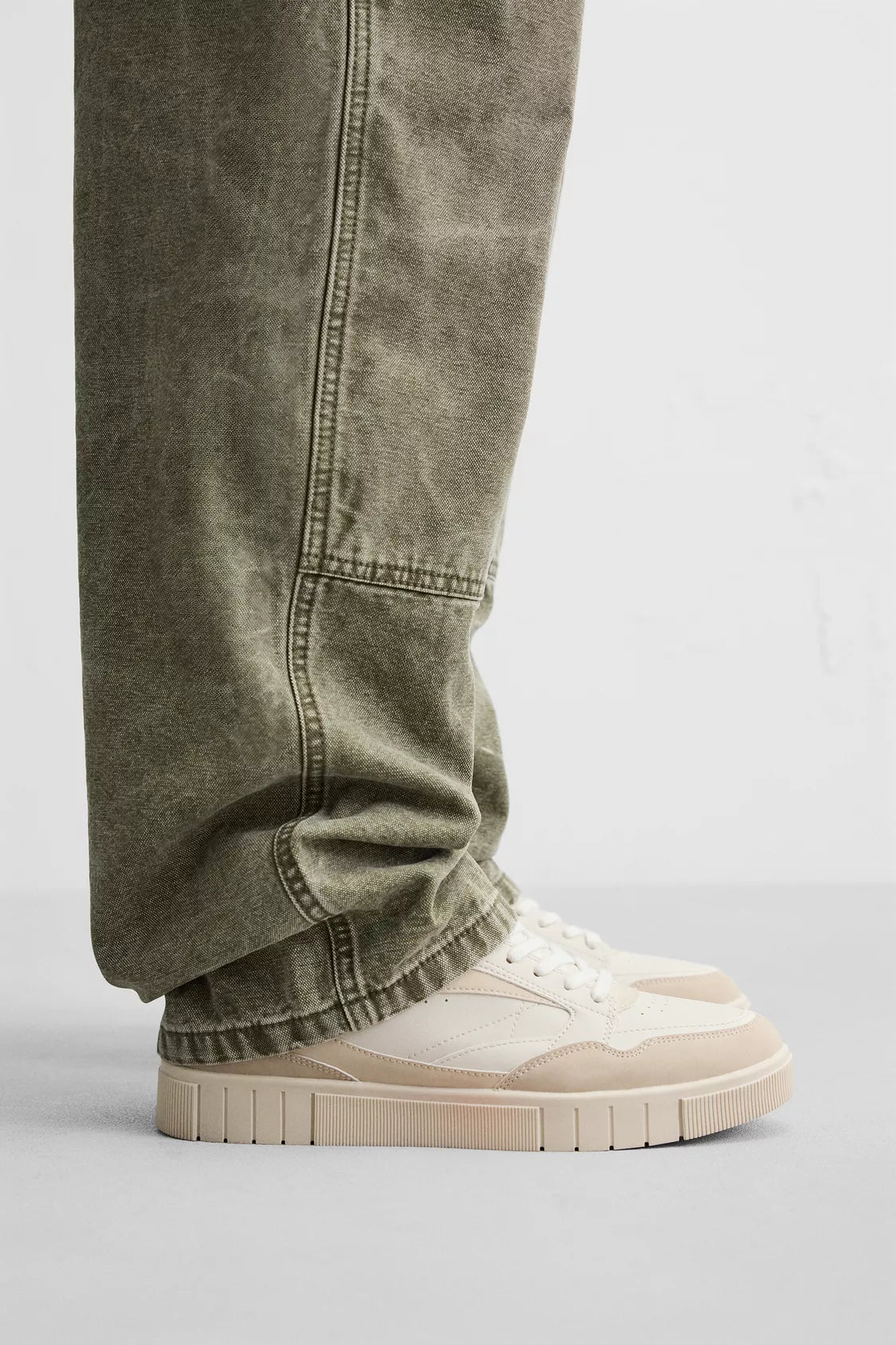 Zara Retro High-Top Trainers