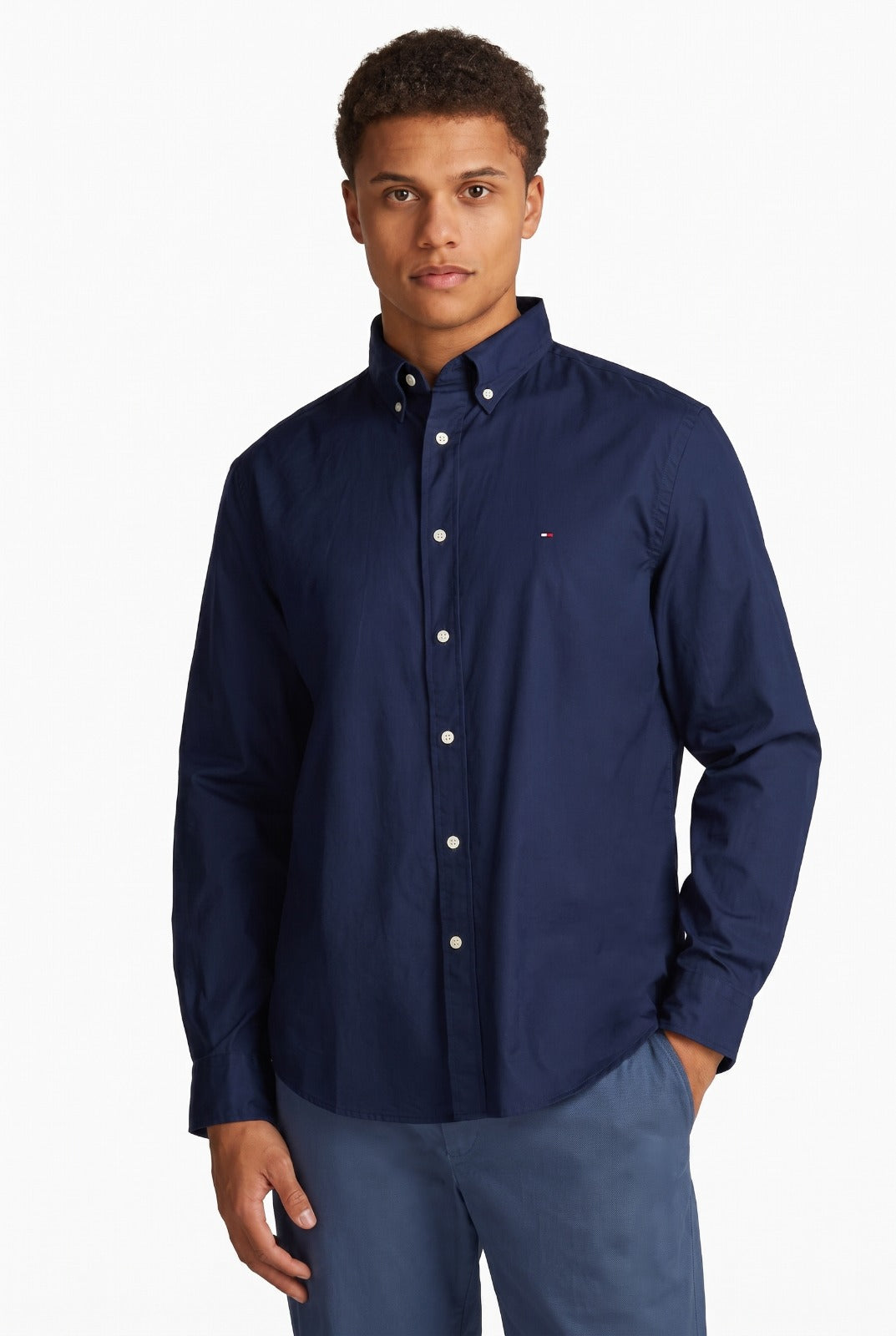 Tommy Hilfiger Regular Fit Flex Poplin Shirt
