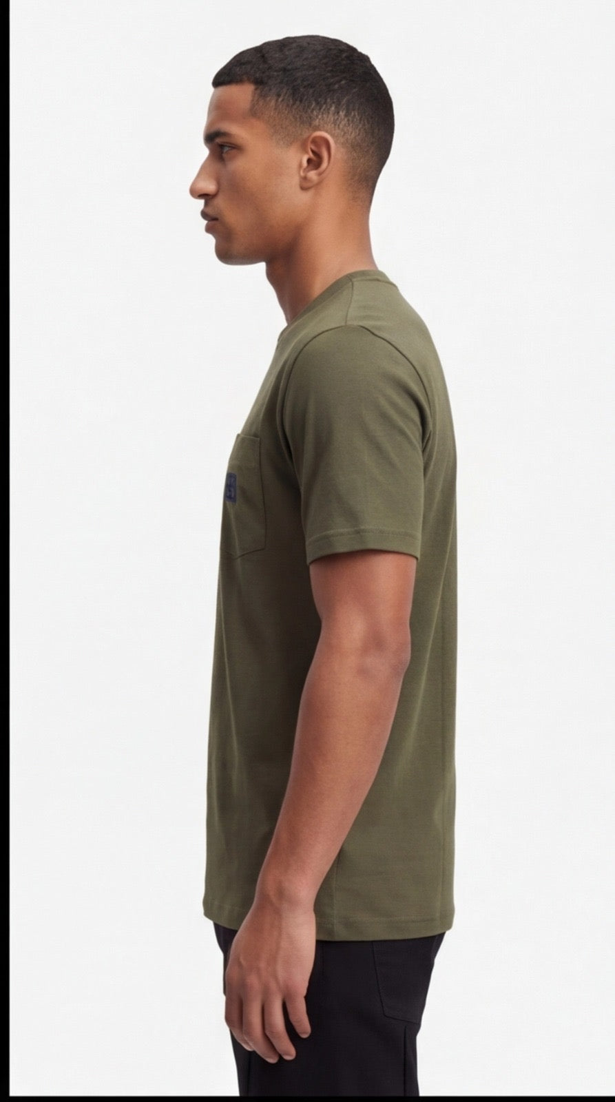 Hugo Boss Regular Fit With Metal Logo Pocket Tshirt