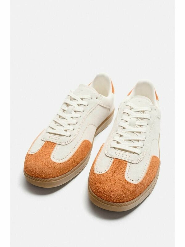 Zara Contrasting Sole Sneakers