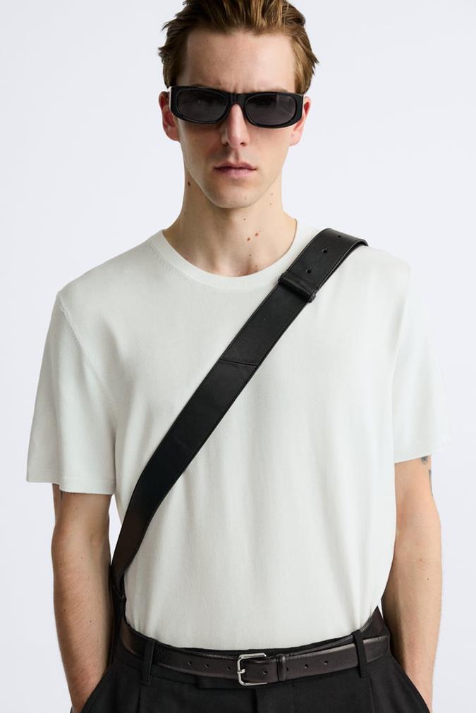 Zara Knitted Viscose Tshirt