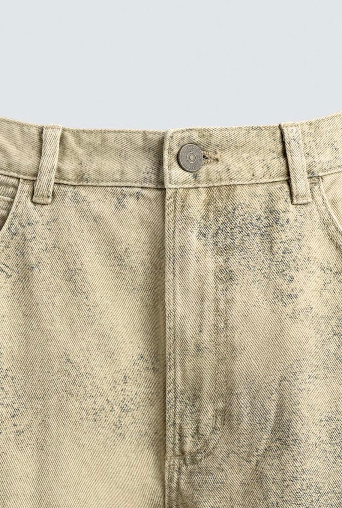 Zara Faded Print Baggy Fit Trousers