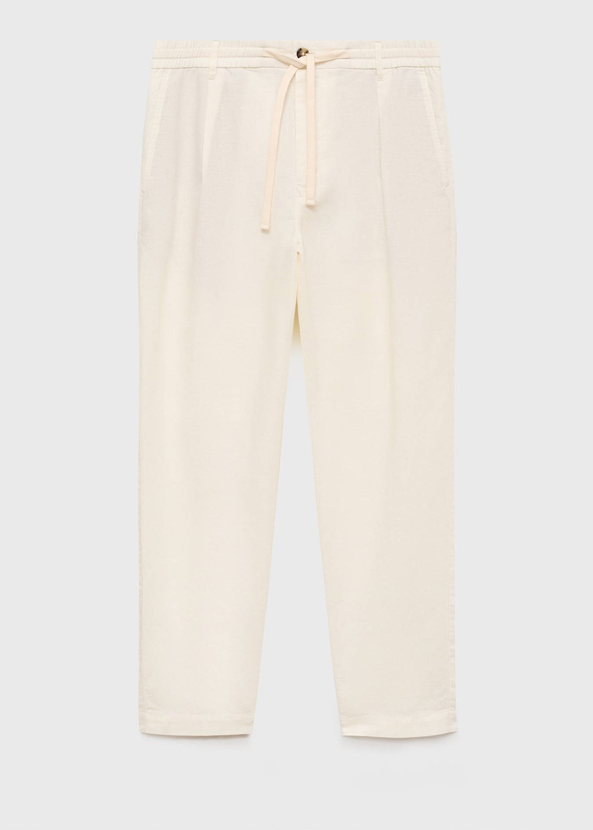Mango Slim-Fit Trousers With Drawstring