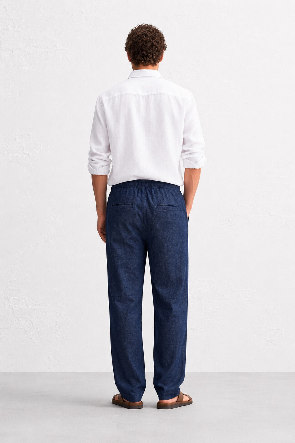 Zara Relaxed Fit Linen Pant