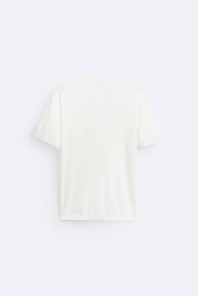 Zara Knitted Viscose Tshirt
