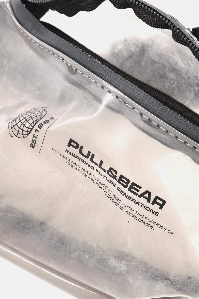 Pull&Bear Embossed Leather-Effect Waist Bag