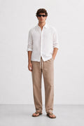 Zara Relaxed Fit Linen Pant