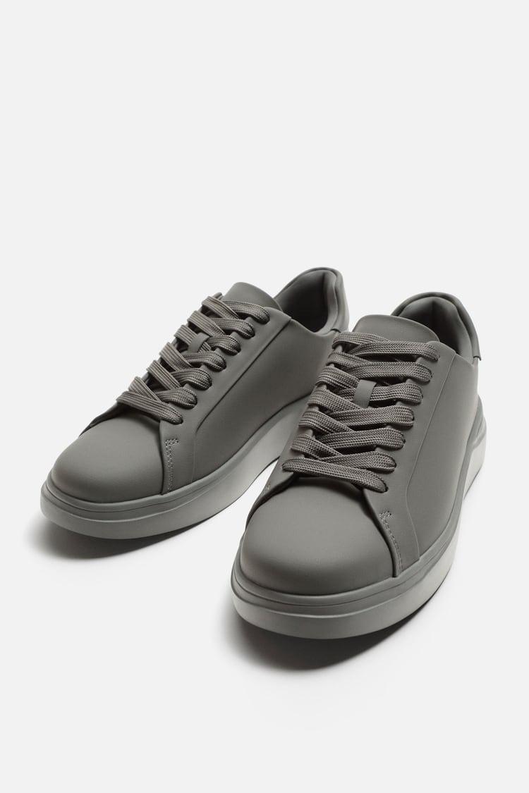 Zara Monochrome Chunky Trainers