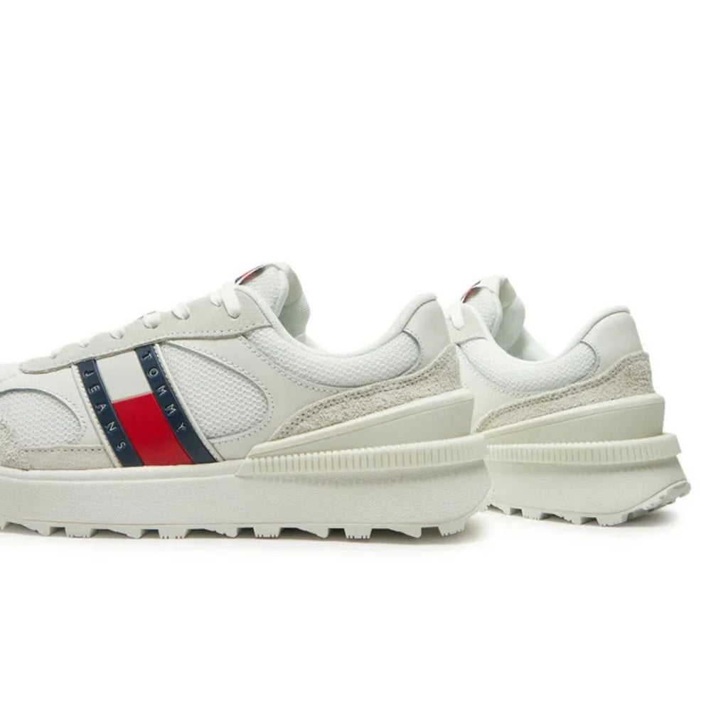 Tommy Suede Cleat Mixed Texture Trainers