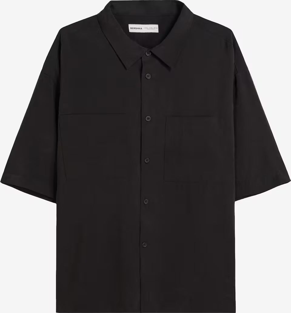 Bershka Loose Fit Shirt With Two Pockets