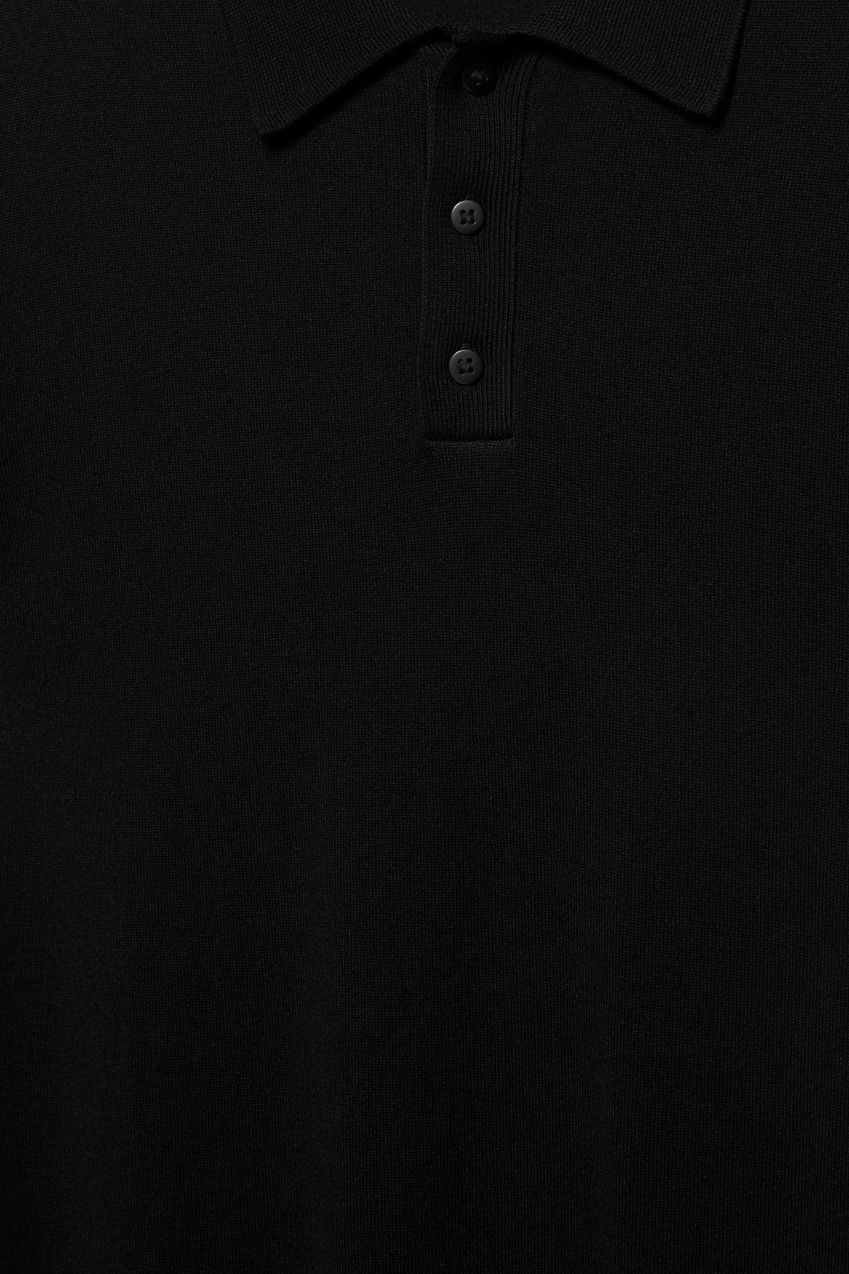 Pull&Bear Short Sleeve Knit Polo Shirt