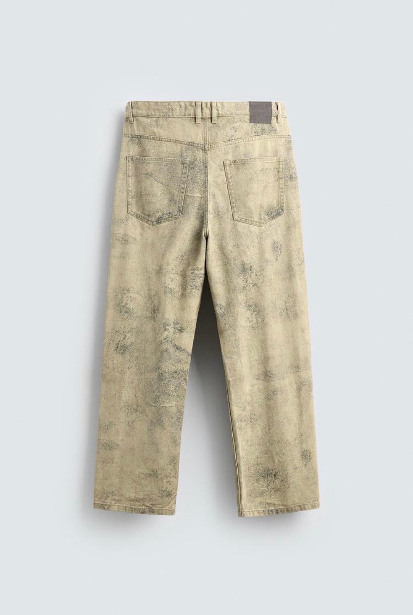 Zara Faded Print Baggy Fit Trousers