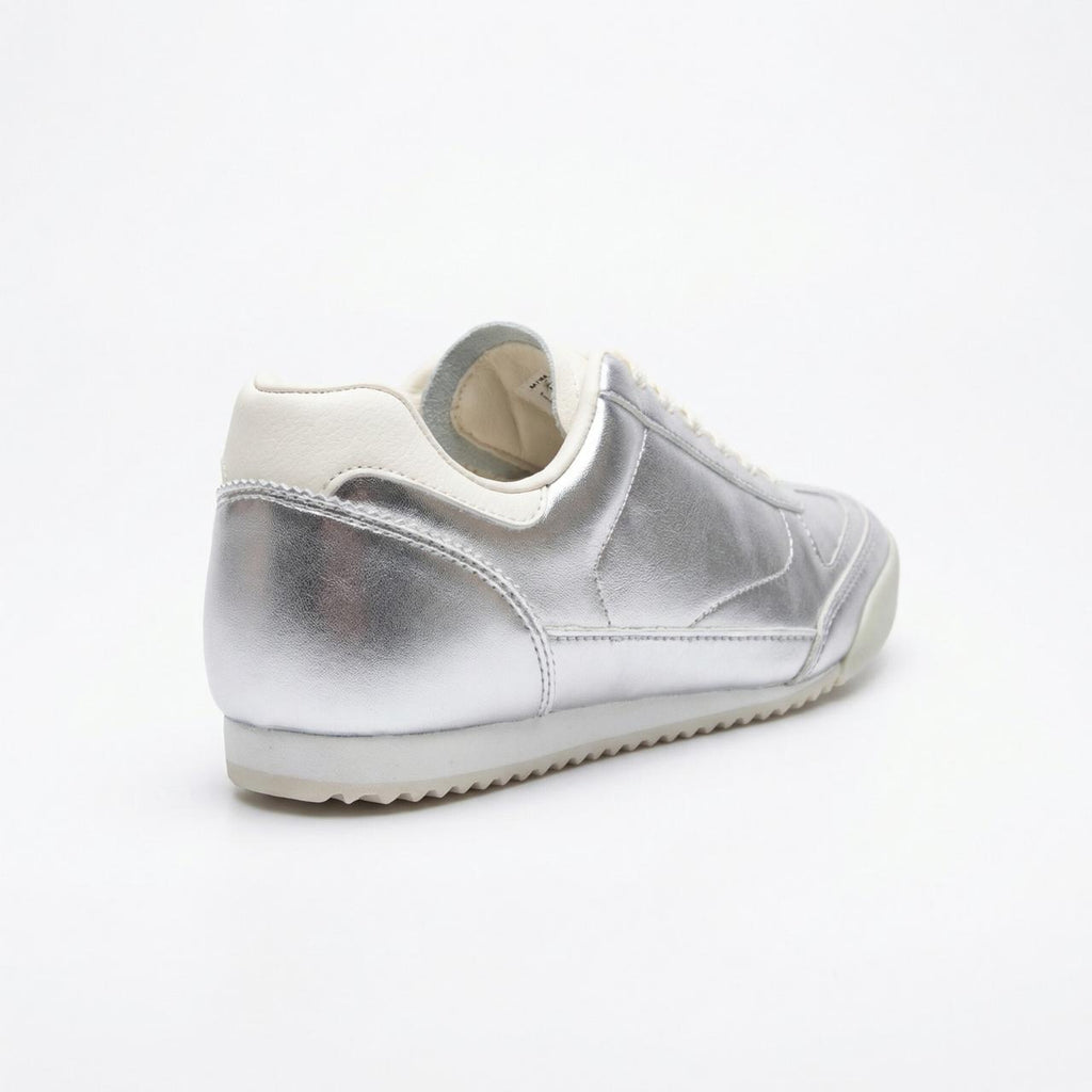 Zara Silver Metallic Running Sneaker