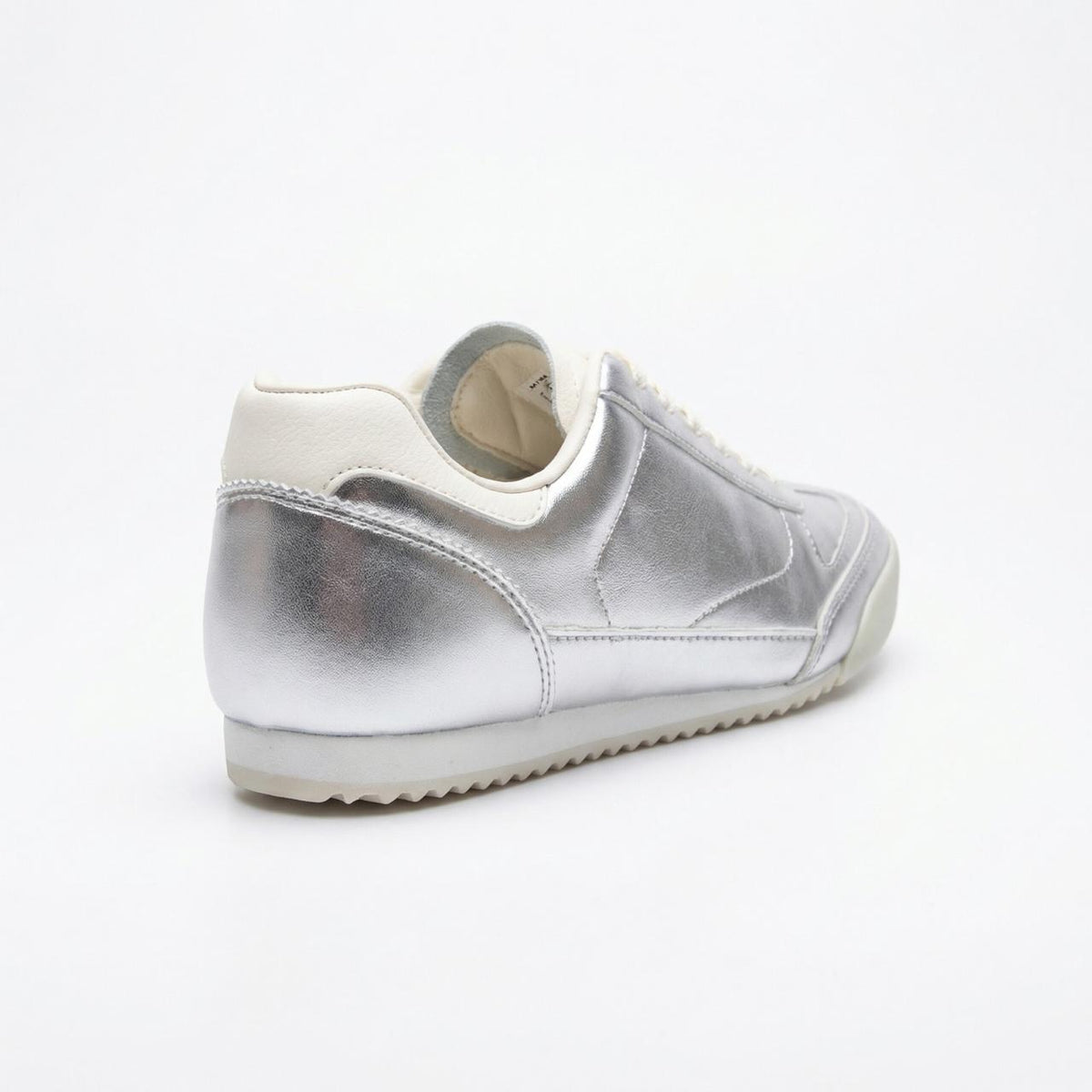 Zara Silver Metallic Running Sneaker