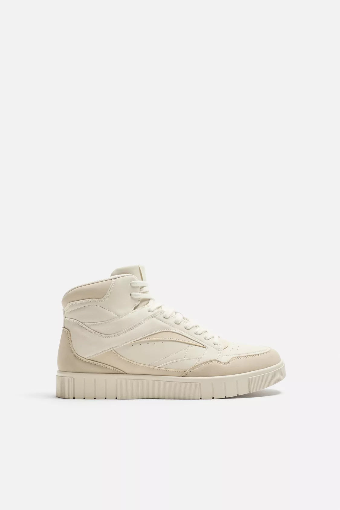 Zara Retro High-Top Trainers