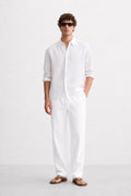 Zara Relaxed Fit Linen Pant