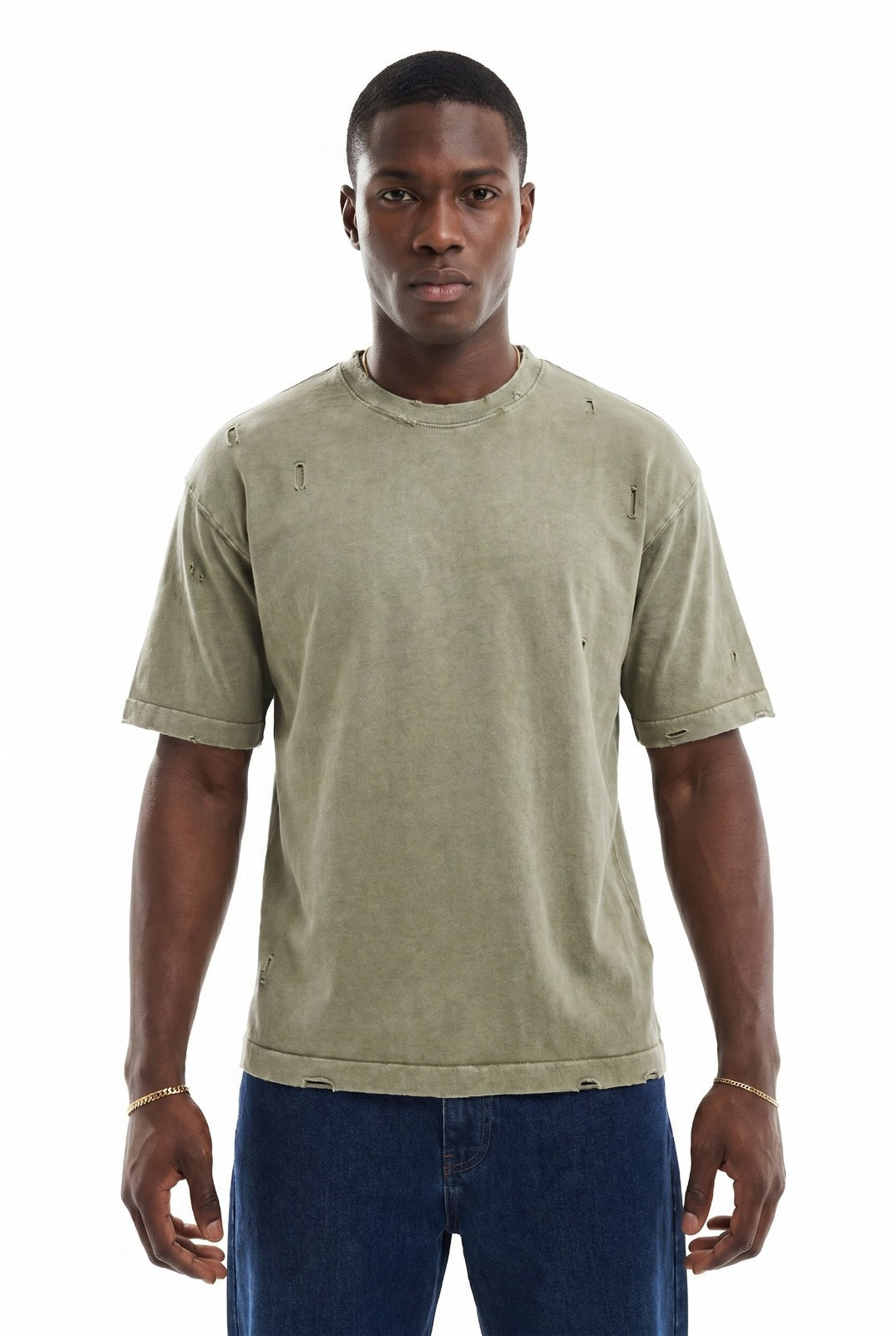 Bershka Ripped Tshirt