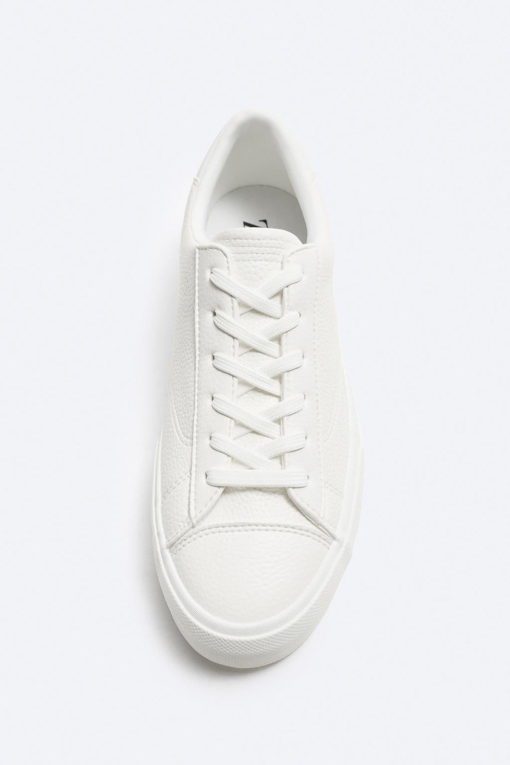 Zara Grainy Textured Sneakers