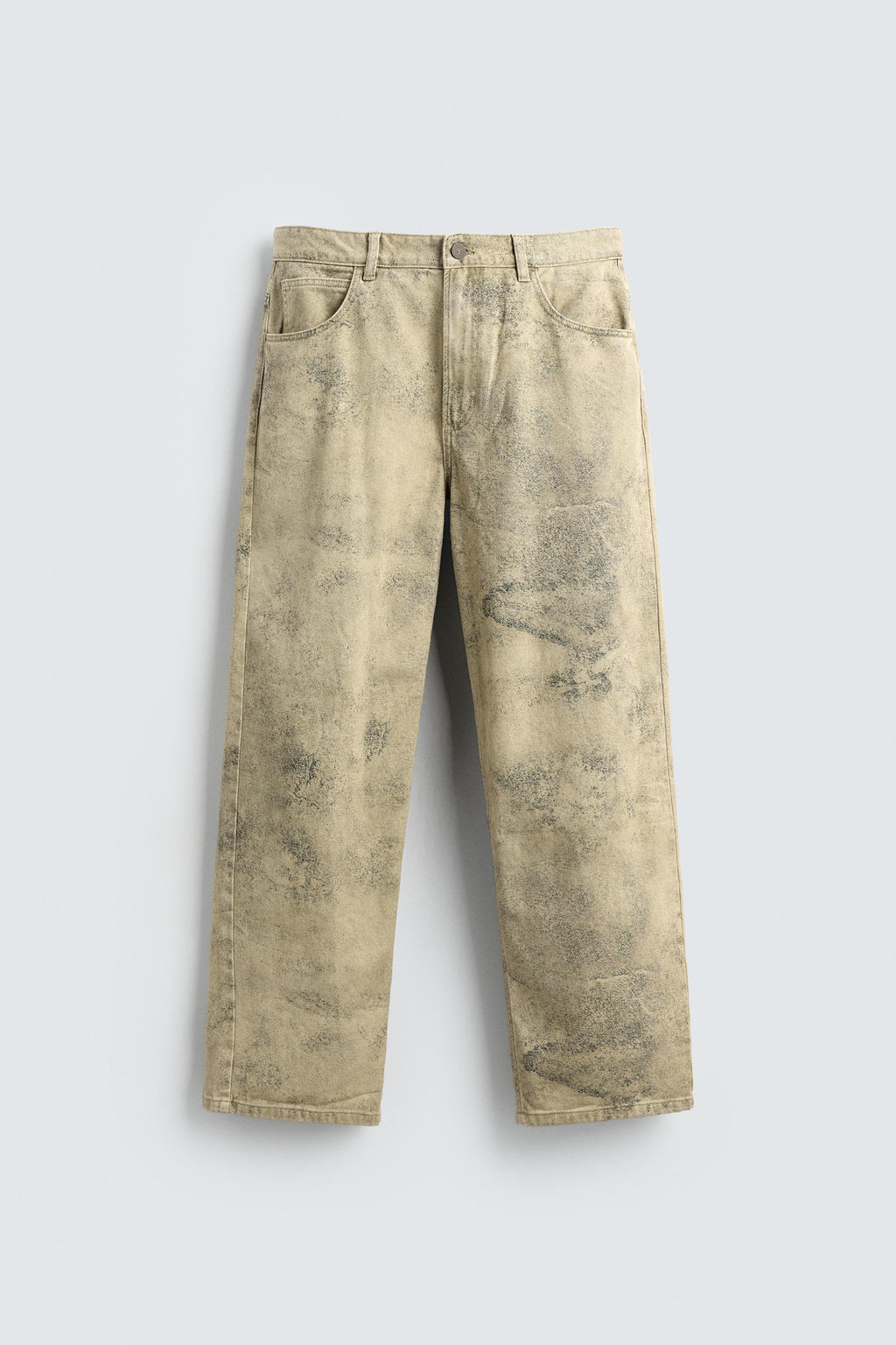 Zara Faded Print Baggy Fit Trousers