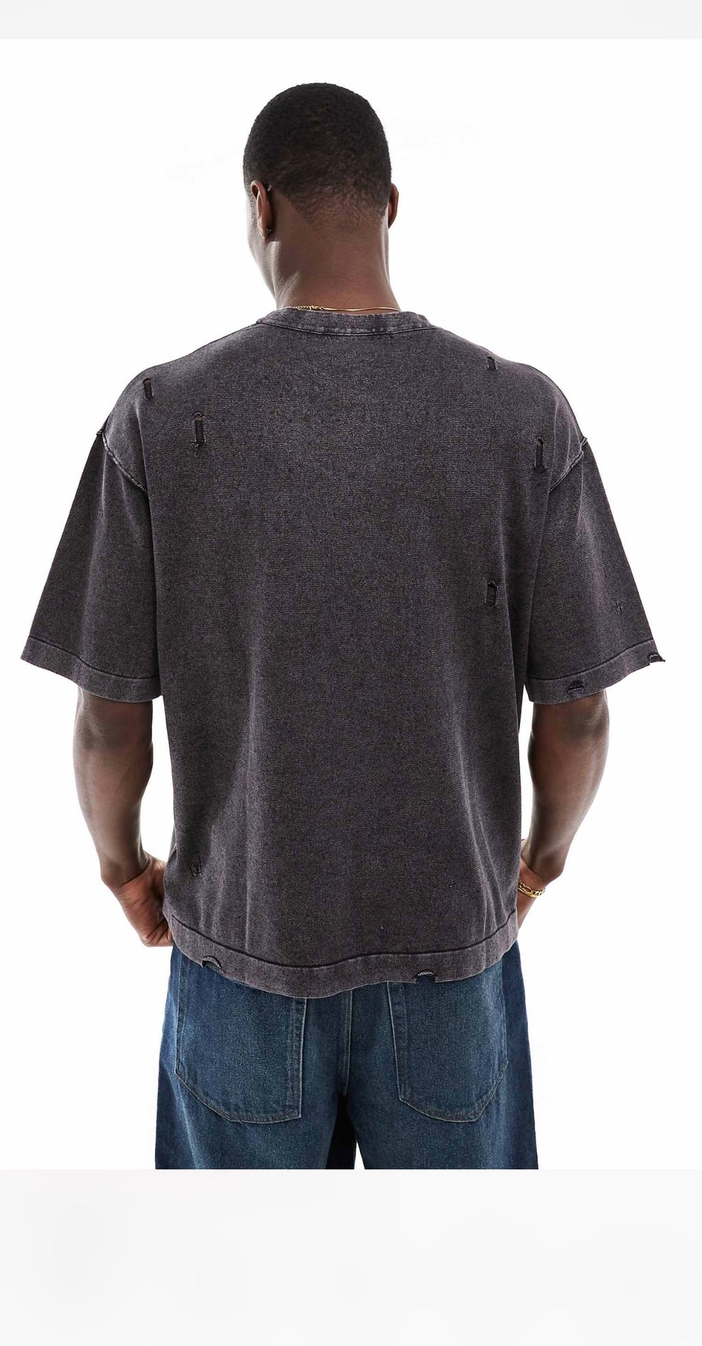 Bershka Ripped Tshirt