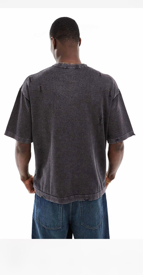 Bershka Ripped Tshirt