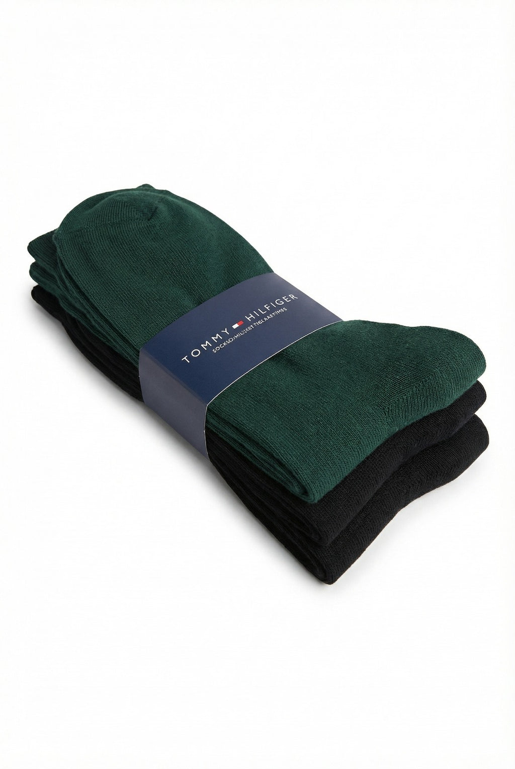 Tommy Hilfiger 4-Pack Wool Blend Flag Embroidery Socks