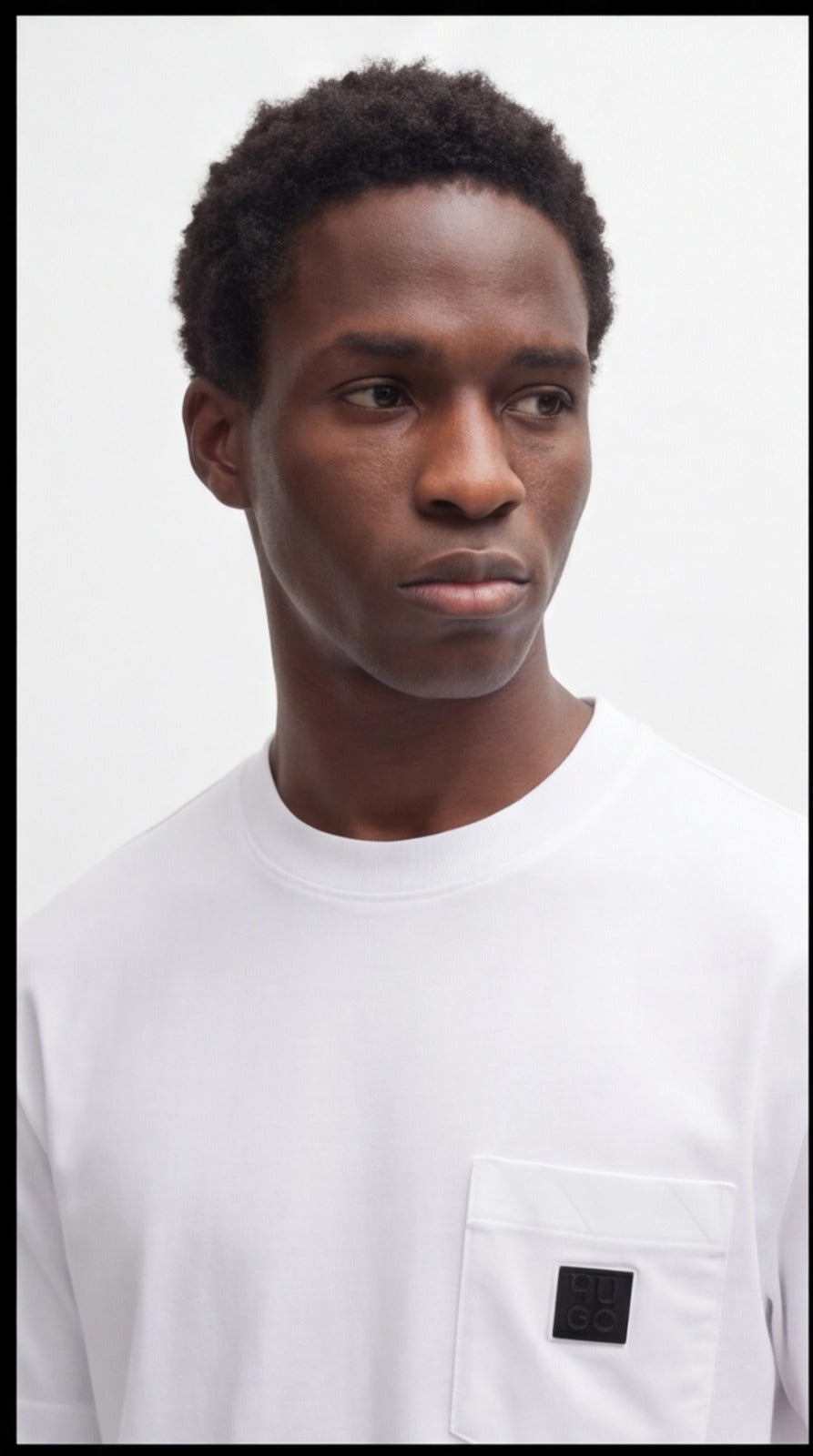 Hugo Boss Regular Fit With Metal Logo Pocket Tshirt