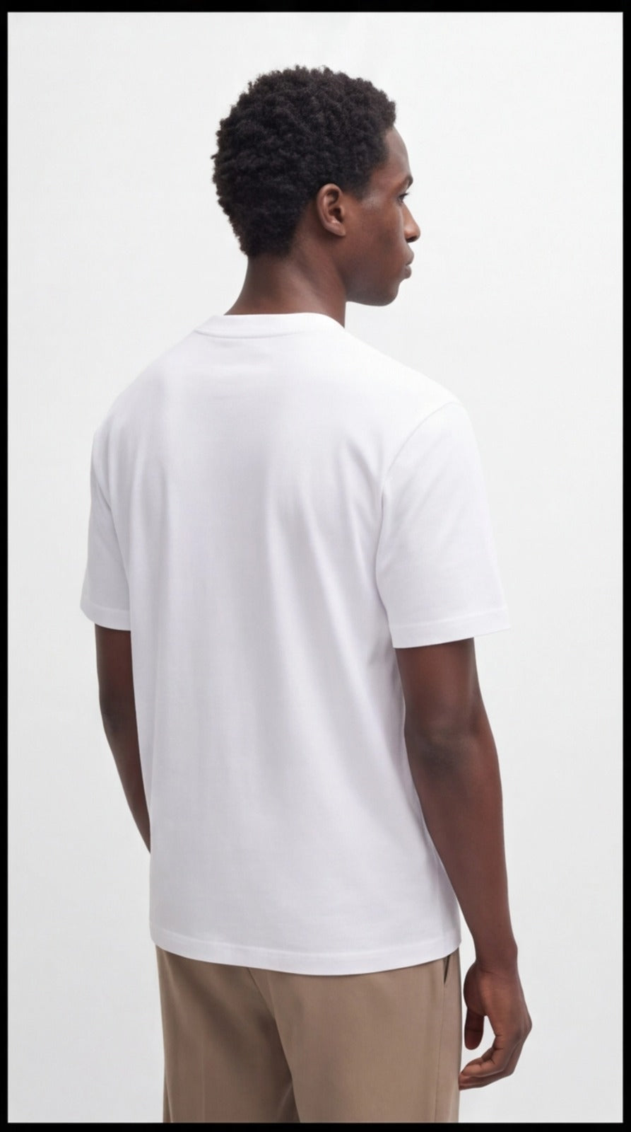 Hugo Boss Regular Fit With Metal Logo Pocket Tshirt