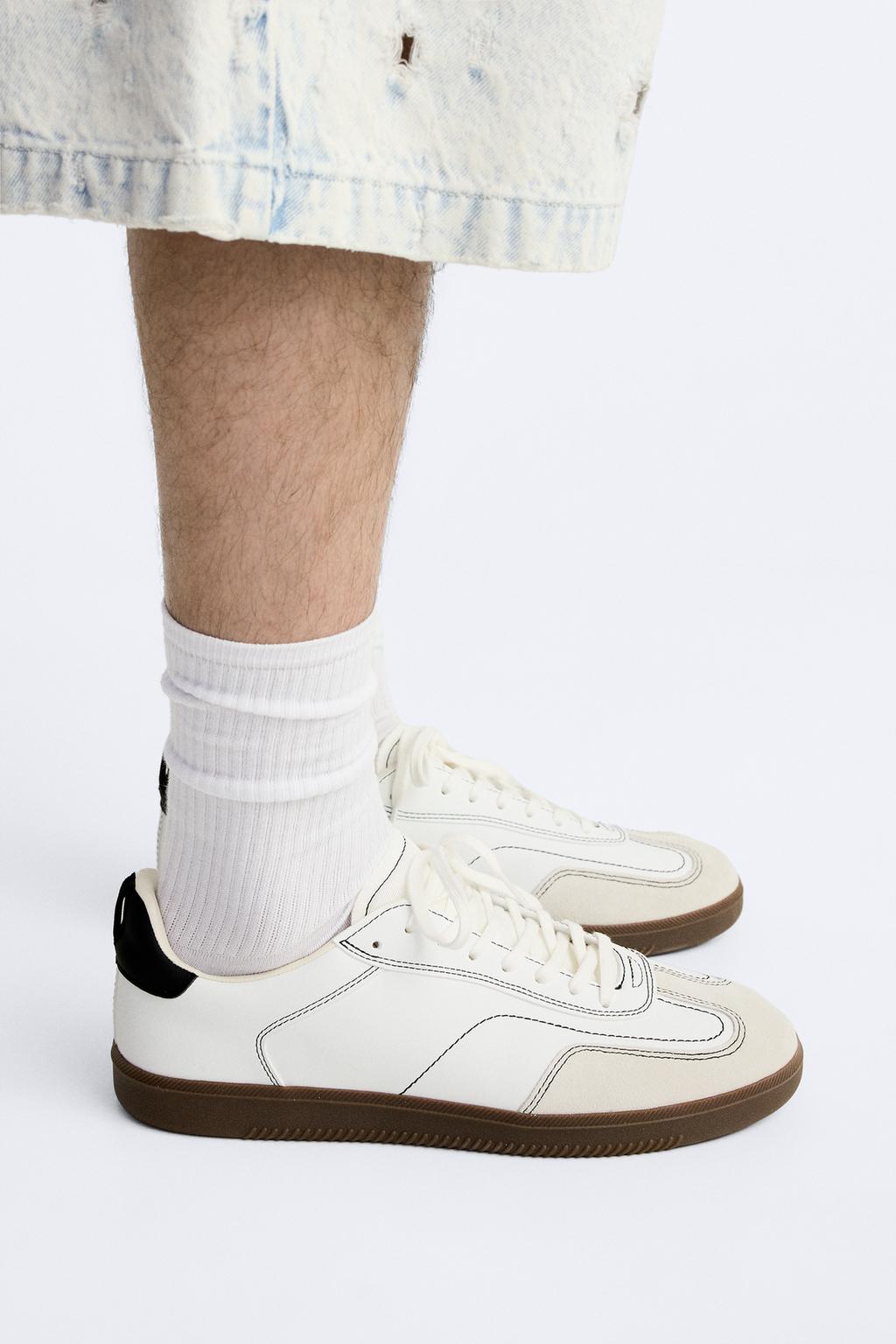 Zara Contrasting Sole Sneakers