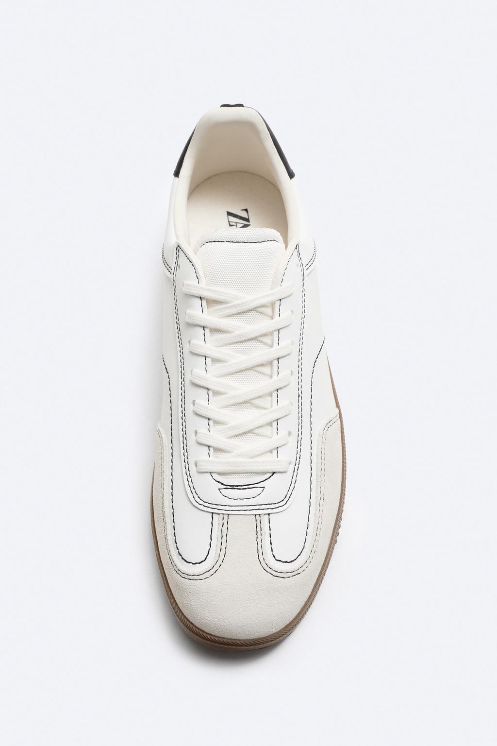 Zara Contrasting Sole Sneakers
