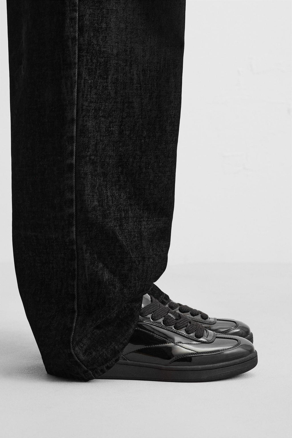 Zara Metallic Trainers