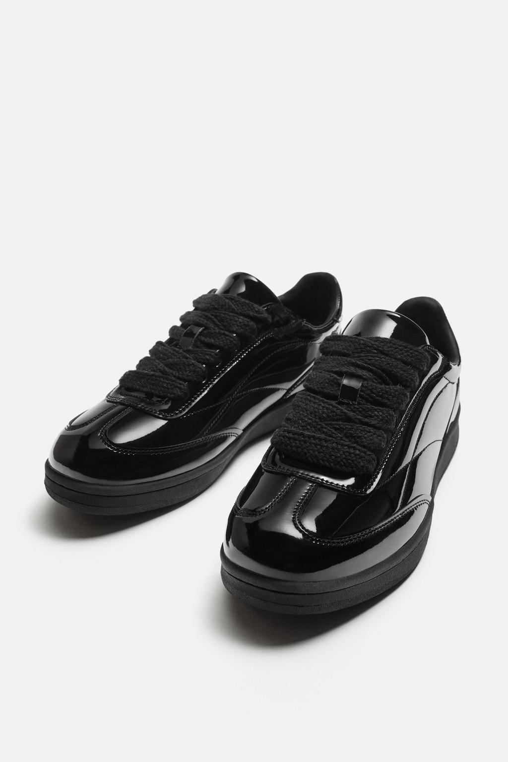 Zara Metallic Trainers