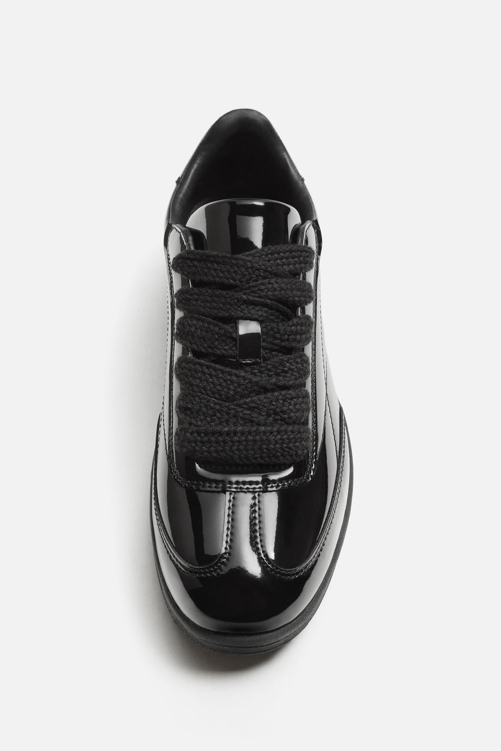 Zara Metallic Trainers