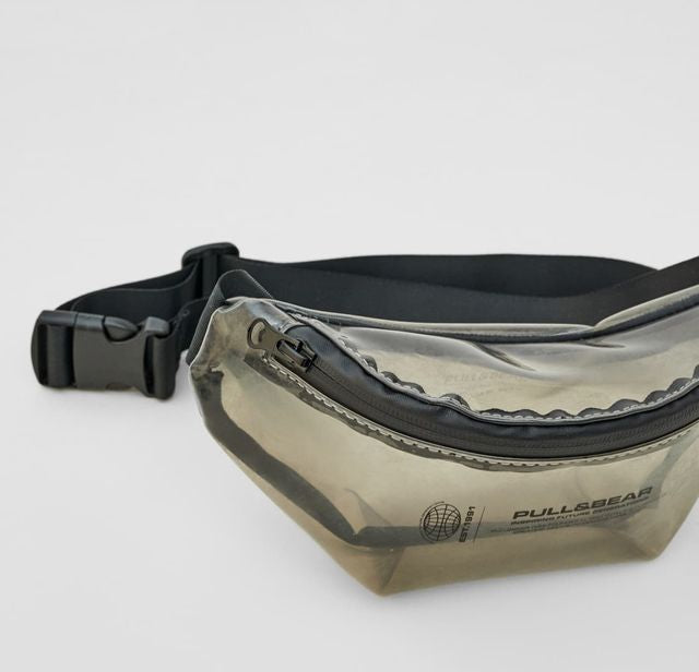 Pull&Bear Embossed Leather-Effect Waist Bag