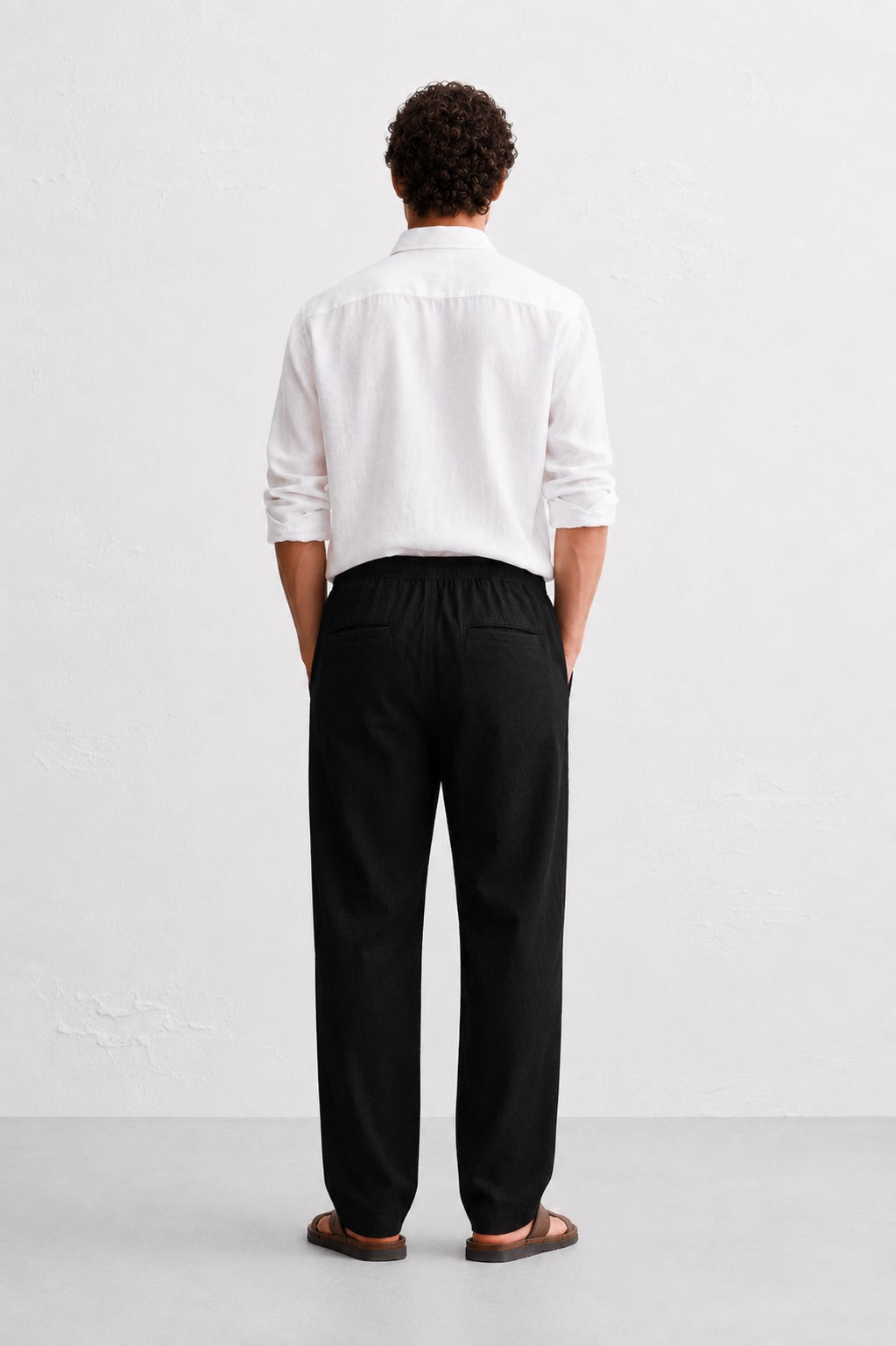 Zara Relaxed Fit Linen Pant
