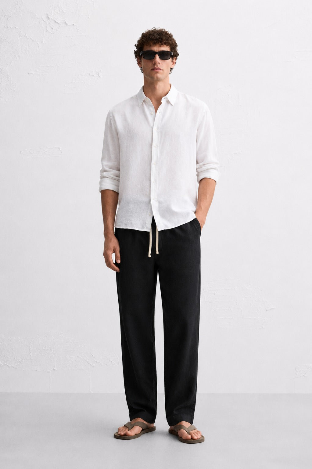 Zara Relaxed Fit Linen Pant