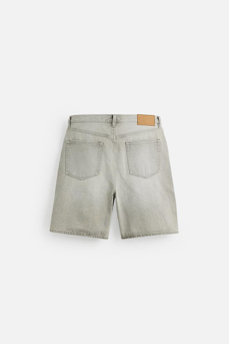 Zara Straight Fit Denim Short