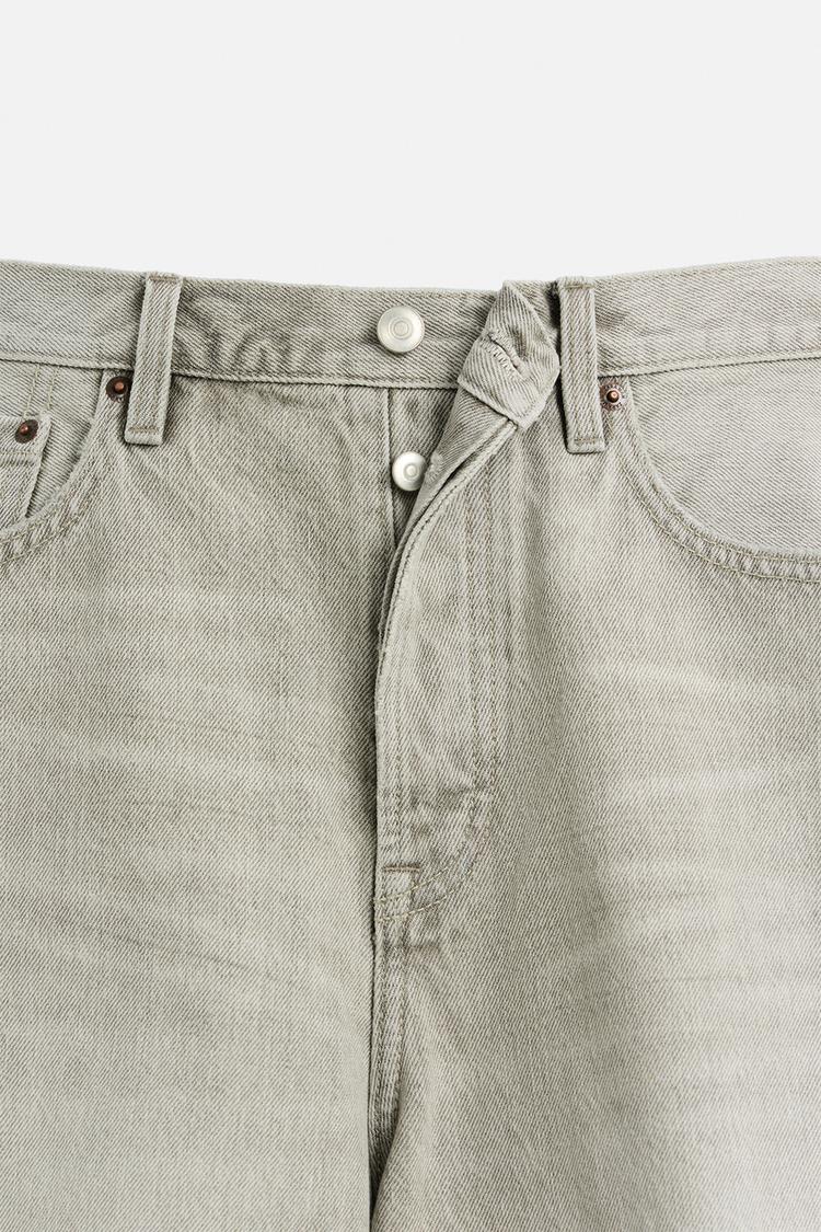 Zara Straight Fit Denim Short