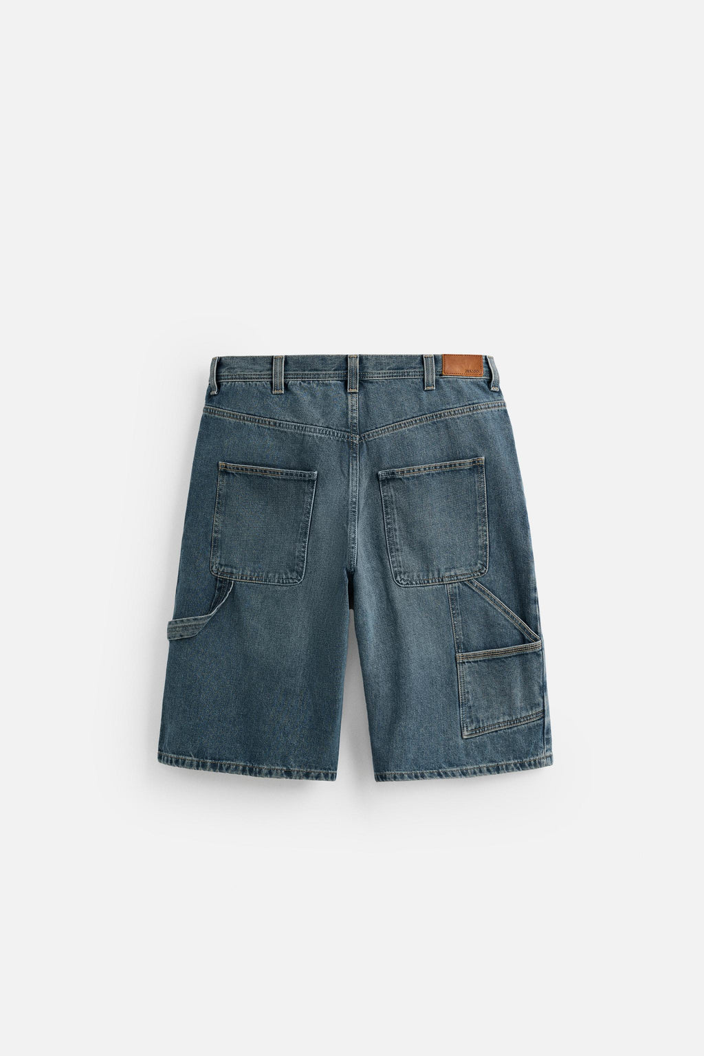 Zara Baggy Carpenter Denim Short