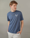 American Eagle Blue Logo Graphic T-Shirt